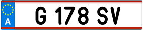 Truck License Plate
